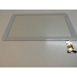 blanc: ecran tactile touchscreen digitizer Polaroid BDL1047PCE50