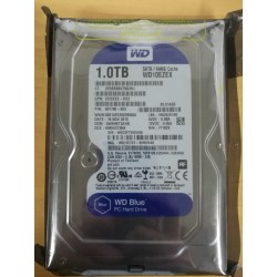 Disque dur destop HDD hard disk drive Wester Digital Blue Desktop WD10EZEX 3.5" 1 To SATA 6Gb/s 64 Mo 7200RPM  64 cache