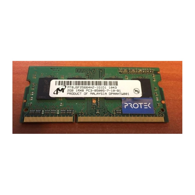 Qimonda DDRIII 2Gb PC3-8500S-7-10-F0 IMSH2GS13A1F1C-10F