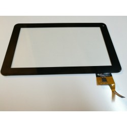 noir: ecran tactile touchscreen digitizer Polaroid midc901pr001