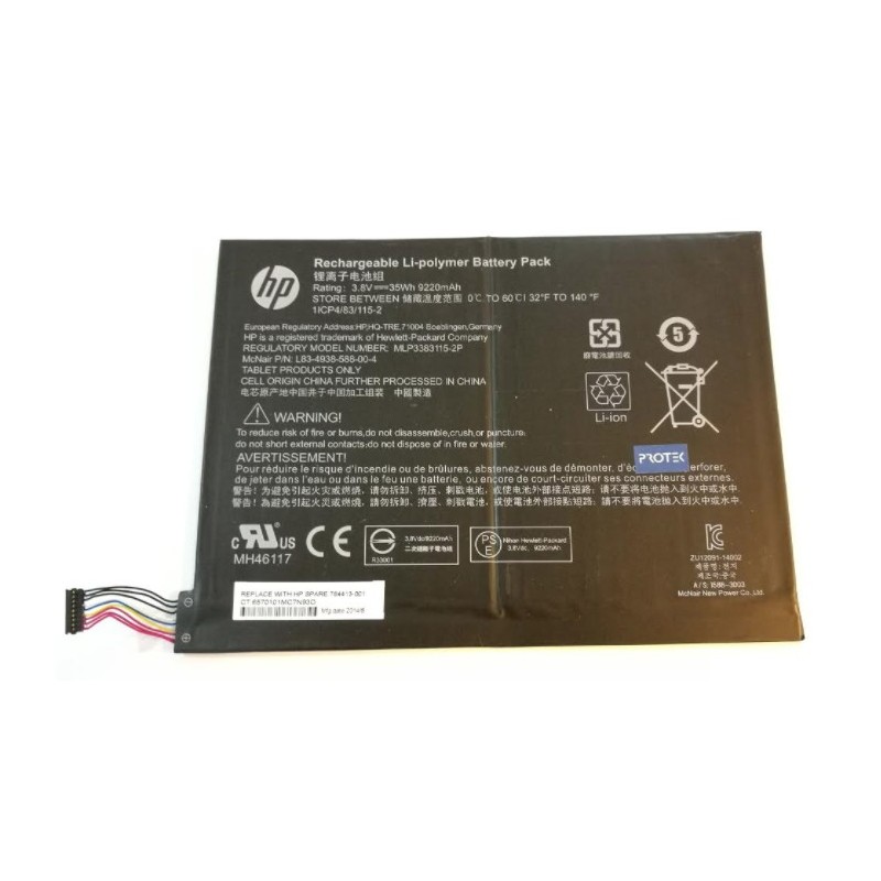 Battery batterie portable laptop HP 10-k098nf 1ICP4/83/115-2