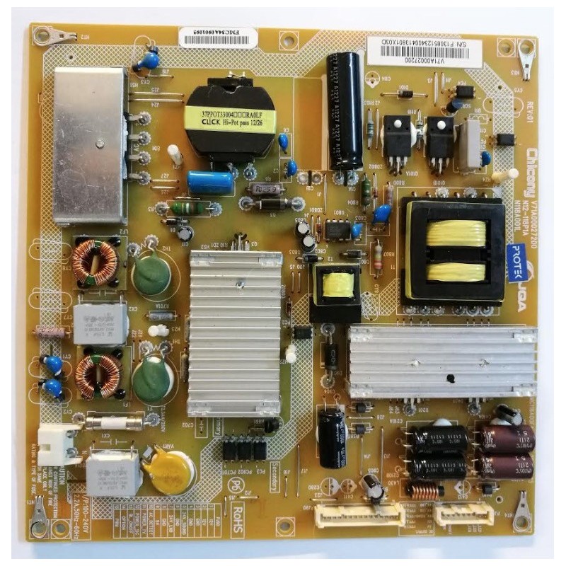 PSU board carte alimentation TV V71A00027200 N12-118P1A N118A001L