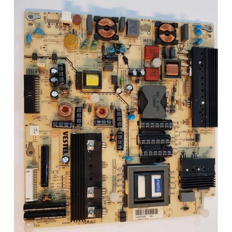 PSU board carte alimentation TV 17PW04-1 20541500 26697230