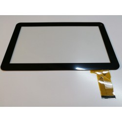 noir: ecran tactile touchscreen digitizer tablette thomson TEO10W8 TEO10W16