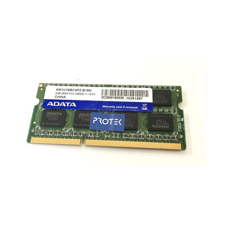 Barette memoire memory DDRIII ADATA 4G PC3-12800S-11-10-F2