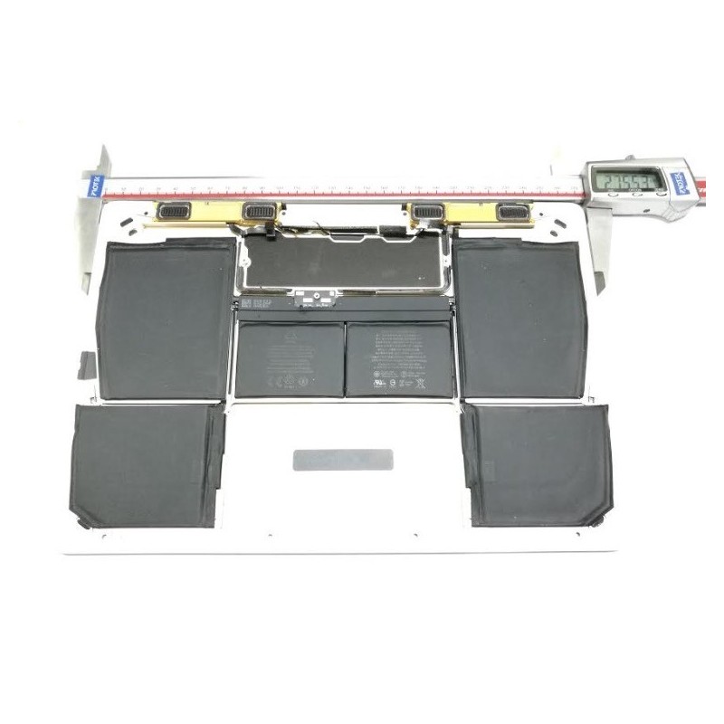 Battery batterie portable laptop avec bottom cover pour macbook gold or a1534 emc 2746 2015