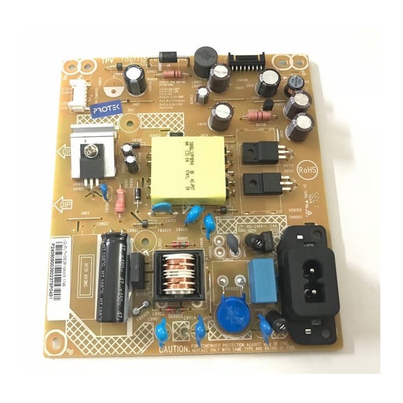 PSU board carte alimentation TV PHILIPS 24PFS4022/12 24PFT4022/12 715G7735-P01-003-002S