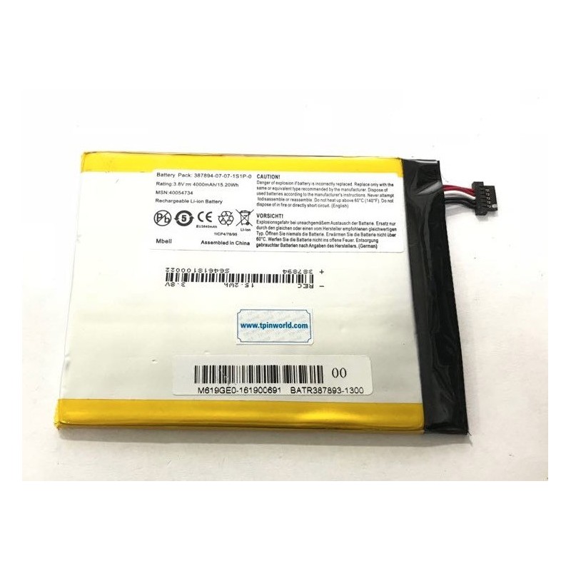 Battery batterie tablette tablet MEDION 387894-07-07-1S1P-0
