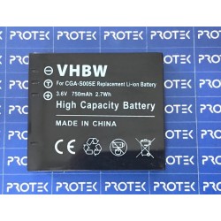 Battery batterie camera VHBW CGA-S005E 3.6V 750mAh