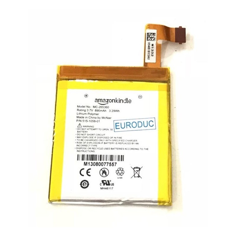 Battery batterie liseuse KINDLE D01100 MC-265360