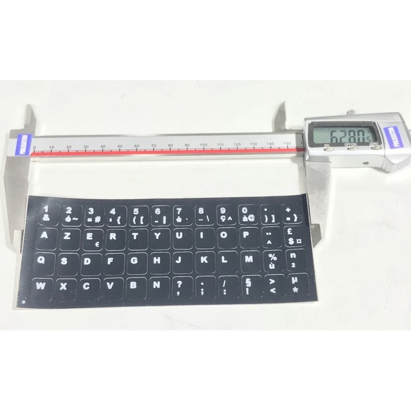 Autocollant étiquette AZERTY français pour clavier pc portable