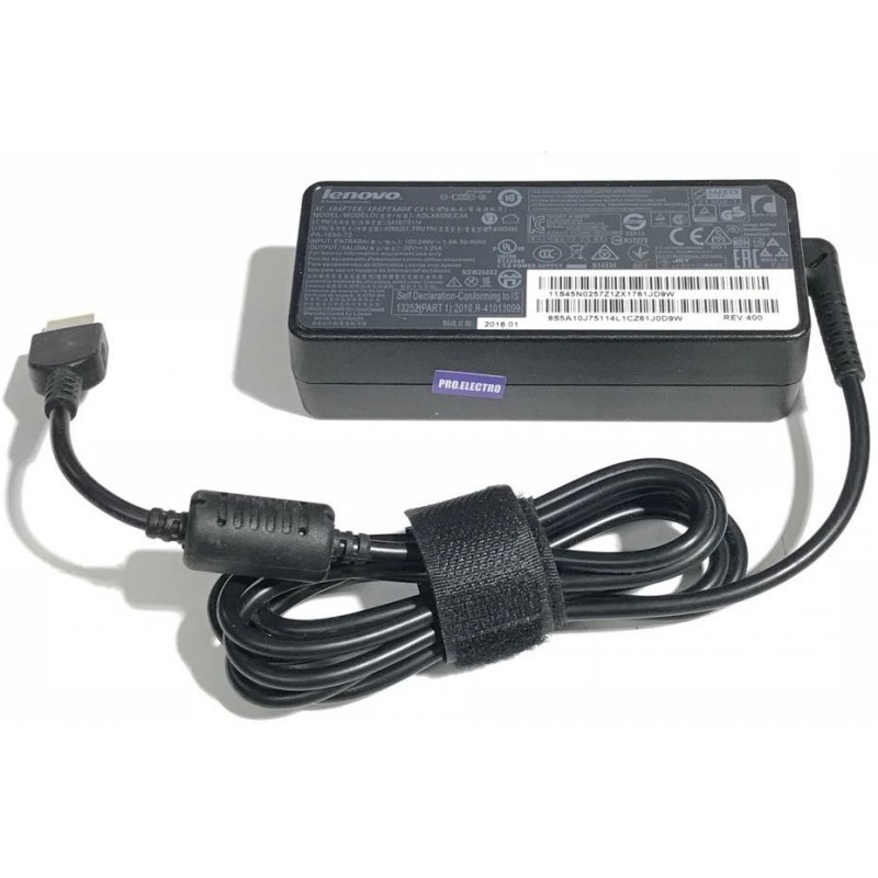 Chargeur laptop portable LENOVO 20V 3.25A ADLX65NLC3A