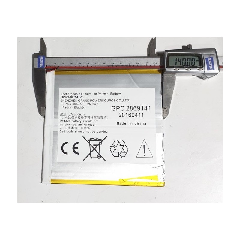 Batterie  Archos 80 Oxygen AC80OX GPC 29103106 1ICP3/103/109