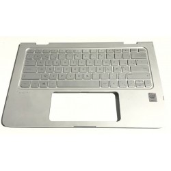 Silver Keyboard clavier HP 13-4126nf 834589 MP-13J73F0J9202