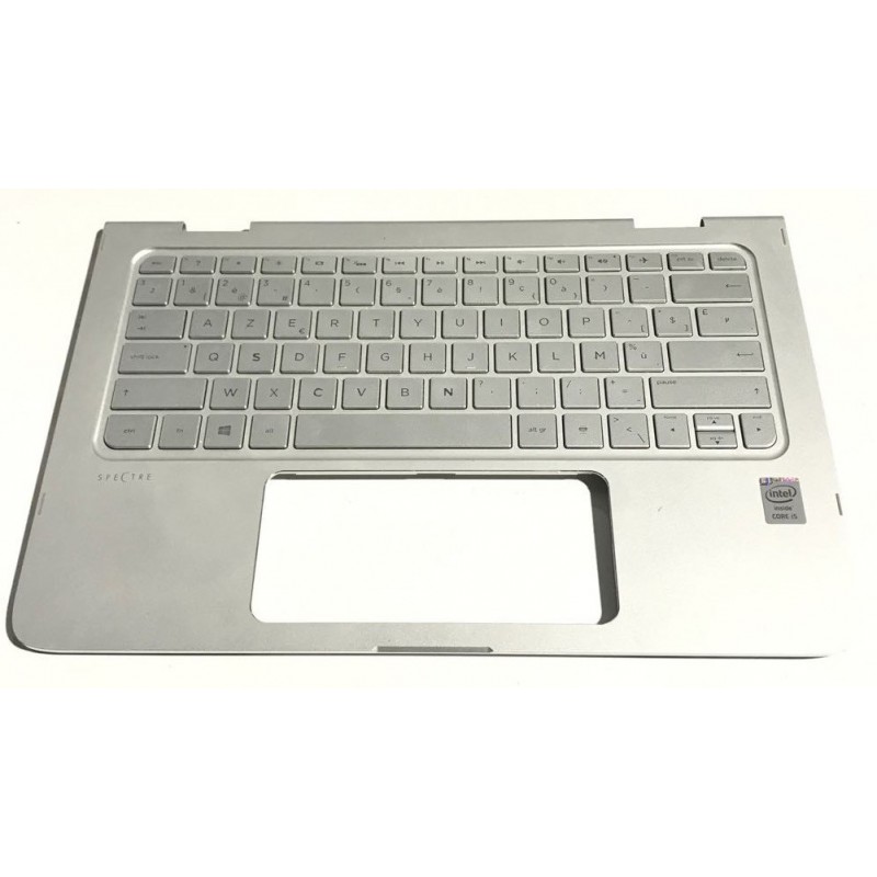 Silver Keyboard clavier HP 13-4126nf 834589 MP-13J73F0J9202