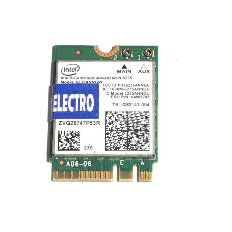 Card wireless laptop portable LENOVO T440P 6235ANNGW 04W3798