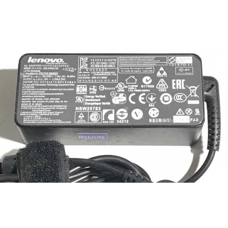 Chargeur laptop portable LENOVO 20V 3.25A ADLX65SDC2A