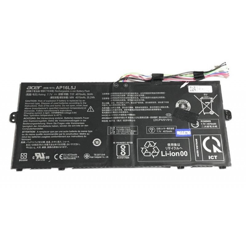 Battery Batterie ACER SWITCH 3 SW312 AP16L5J