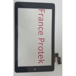 noir ecran tactile touch digitizer vitre compatible tablette 7inch F0872 X