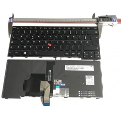 BLANC: Keyboard clavier AZERTY FR LENOVO THINKPAD T440 04X0112 0C43917 64L01M CS13T BL-85F0 MP-12M26F-J442W backlit point