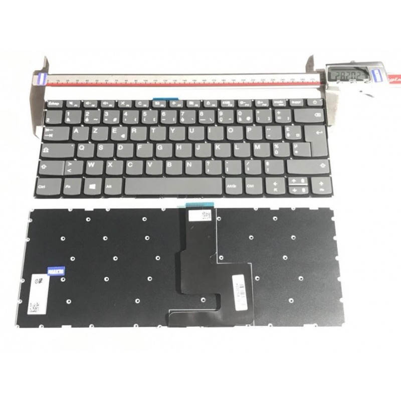 GRIS: Keyboard clavier AZERTY FR Lenovo Ideapad 320-14Iap 320-14Ast LCM16H5 SN20M61885 PK1314YN1A18 No Frame