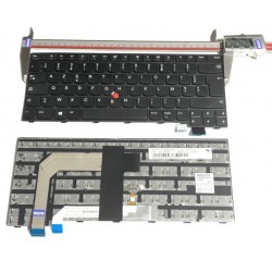NOIR: Keyboard clavier AZERTY FR Lenovo Thinkpad T470S SN20L81976 01EN611 77501G7 TH-85F0 Frame NO Backlit