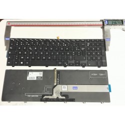 NOIR: Keyboard clavier AZERTY FR Dell Inspiron 5547 3541 08K8Y0 MP-13N86F0J442 MP-13N8 Backlit Frame