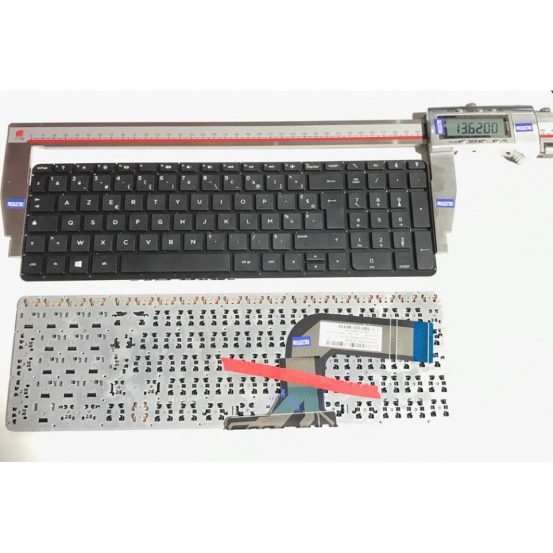NOIR: Keyboard clavier AZERTY FR HP 15-P000 9Z.N9HSQ.70F No Frame