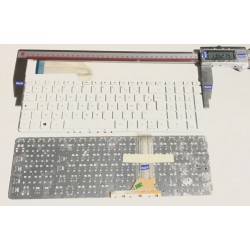 BLANC: Keyboard clavier AZERTY FR HP 15-P000 SCE-NCB1263 002L14A56LHA02 No Frame