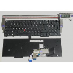 NOIR: Keyboard clavier AZERTY FR LENOVO 01AX213 SN5357 84DR028 PK1311P3A19 SG-84600-2FA frame