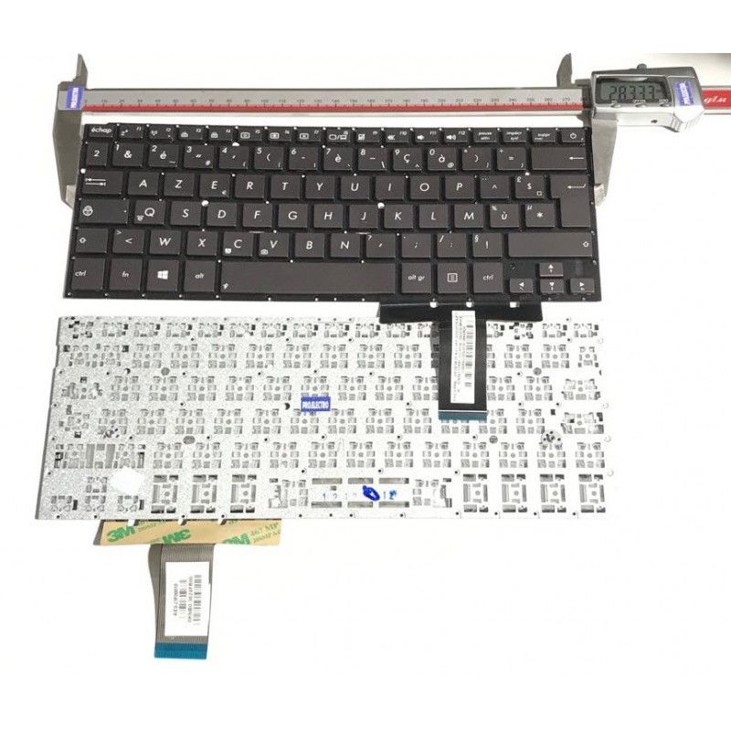 NOIR: Keyboard clavier ASUS UX31L UX31A Backlit AEUJ3F00010 0KNB0-3624FR00 No Frame