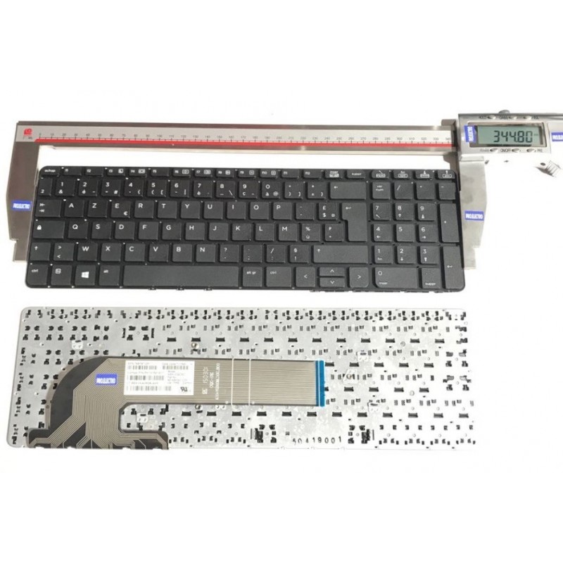 NOIR: Keyboard clavier AZERTY FR HP Probook 450 G3 9Z.NCGSQ.50F 837549 NSK-CZ5SQ frame