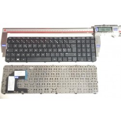 NOIR: Keyboard clavier AZERTY FR HP 15-B000 AEU36F00010 701684 703915 SG-58000-2FA Frame