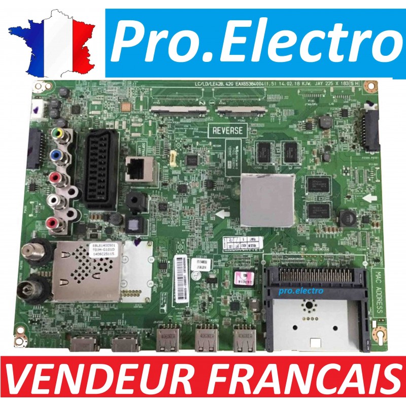 Motherboard Carte Mère TV Télévision LG	32LB582B	EAX65384004