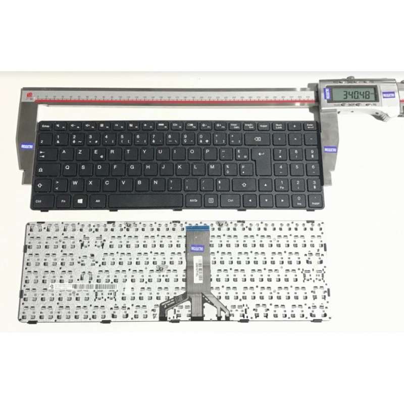 NOIR: Keyboard clavier AZERTY FR LENOVO IDEAPAD 100 100-15IBD PK1310E2A18 LCM15H2 LCM15H26F0-686 Frame