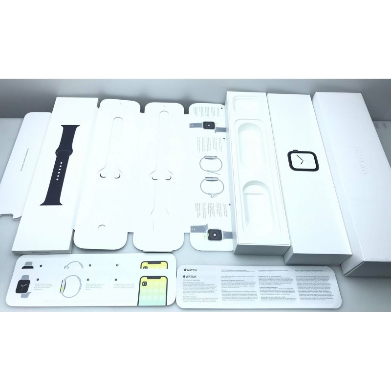 Boite vide pour Apple watch series 4 44mm Gray (empty box) A1978 (Black Sport Band)