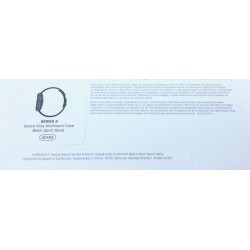Boite vide pour Apple watch series 4 44mm Gray (empty box) A1978 (Black Sport Band)