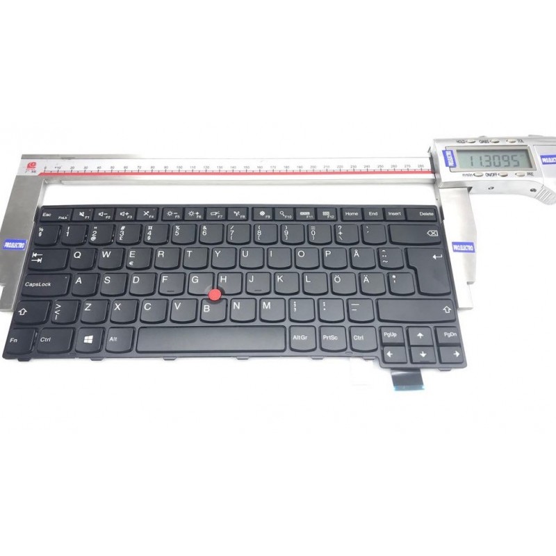 NOIR: Keyboard clavier AZERTY FR Lenovo Thinkpad T470S SN20L81976 01EN611 77501G7 TH-85F0 Frame NO Backlit