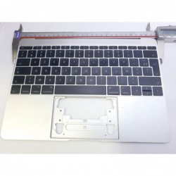 Keyboard clavier pour APPLE MACBOOK 12pouce A1534 2016 silver azerty fr