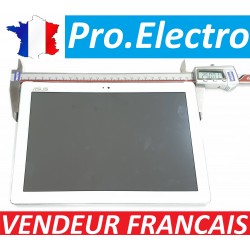 Blanc: LCD dalle screen assemblé SUS ZENPAD z300m P00C with frame