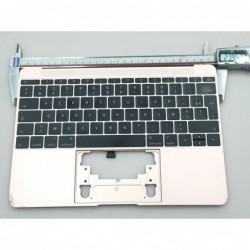 Keyboard clavier AZERTY français APPLE Macbook 12pouce or rose A1534 613-02547-09