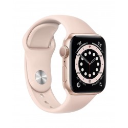 Apple Watch Series 5 2019 GPS 40mm Aluminium Or Bracelet Sport Noir - État correct