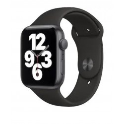 Apple Watch Series 5 2019 GPS 44mm Aluminium Gris Sidéral Bracelet sport Noir - État correct