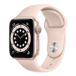 Apple Watch Series 4 2018 Cellular GPS 44mm Aluminium Or Bracelet Sport Rose - État correct