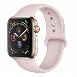 Apple Watch Series 4 2018 Cellular GPS 40mm Aluminium Or Bracelet Sport Rose - Très bon état