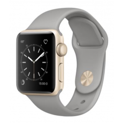 Apple Watch Series 2 2016 GPS 38mm A1757 Aluminium Or Bracelet Sport Gris - Parfait état