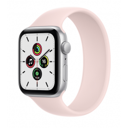 Apple Watch Series 3 2017 GPS 38mm Aluminium Argent Bracelet Sport Rose - Parfait état