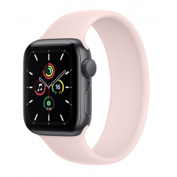 Apple Watch Series 3 2017 GPS 38mm Aluminium Gris sidéral Bracelet Sport Rose - Parfait état