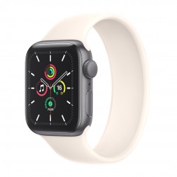 Apple Watch Series 3 2017 GPS 38mm Aluminium Gris sidéral Bracelet Sport Blanc - Parfait état