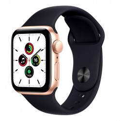 Apple Watch Series 3 2017 GPS 38mm Aluminium Or Bracelet Sport Noir - Parfait état